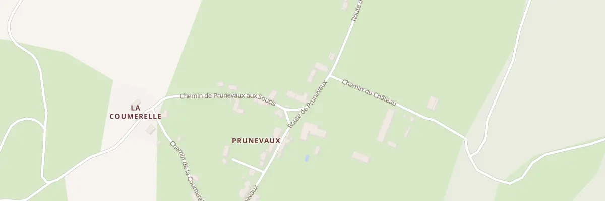 Plan du 296 Prunevaux à Nolay