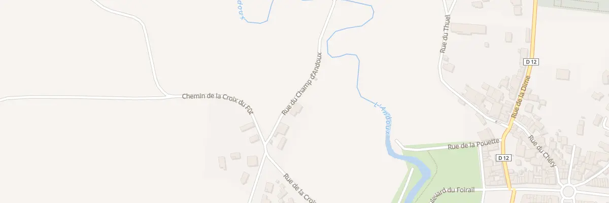 Plan du 4 Rue du Champ d’Andoux à Maringues