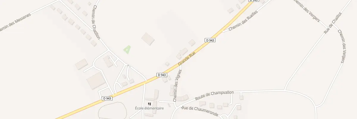 Plan du 11 Gr Grande Rue à Béon