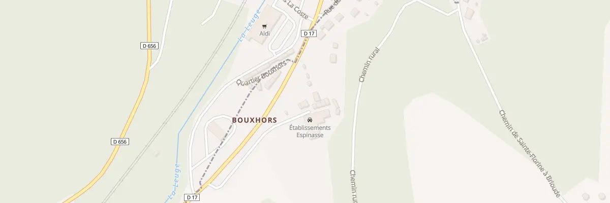Plan du 5204B Bouxhors à Vergongheon