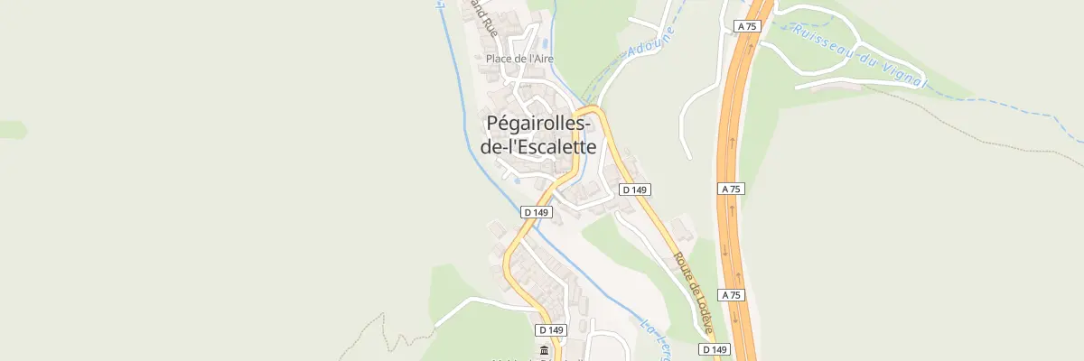 Plan du 5039 Le Village à Pégairolles-de-l’Escalette
