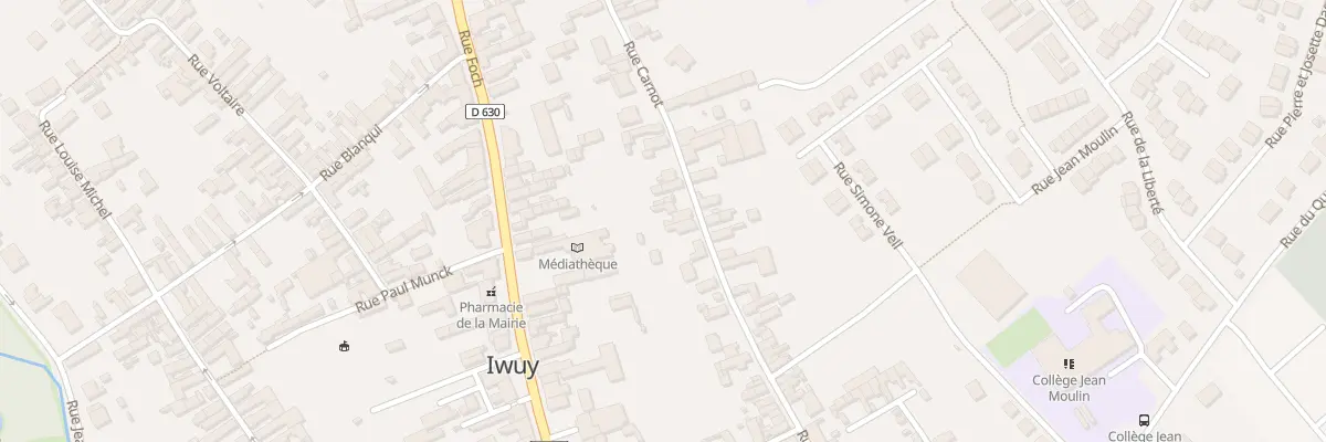 Plan du 47 Rue Carnot à Iwuy