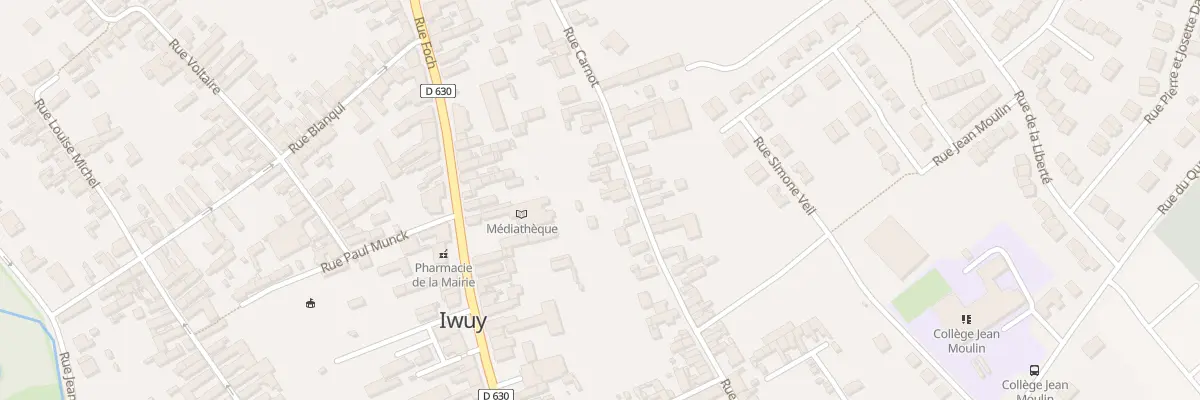 Plan du 45 Rue Carnot à Iwuy