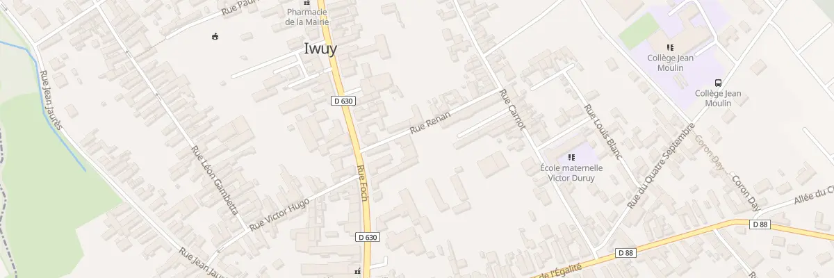 Plan du 22 Rue Foch à Iwuy