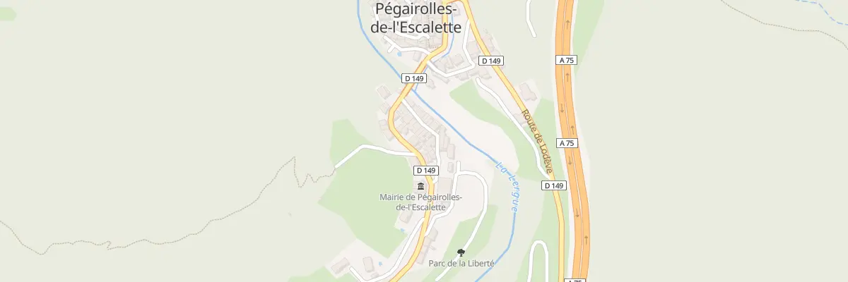 Plan du 18 Rue du Barry à Pégairolles-de-l’Escalette