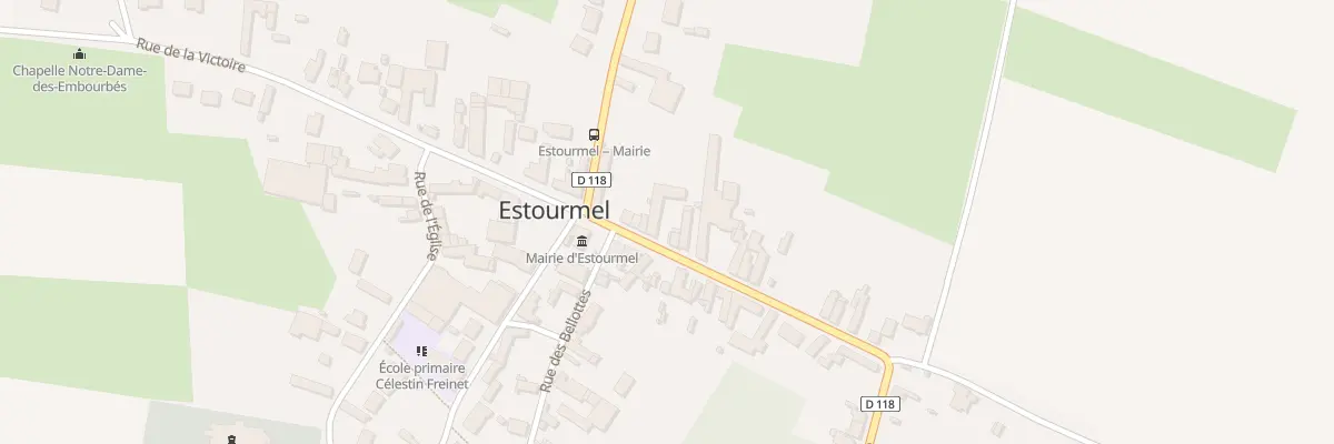 Plan du 9 Rue Notre Dame à Estourmel