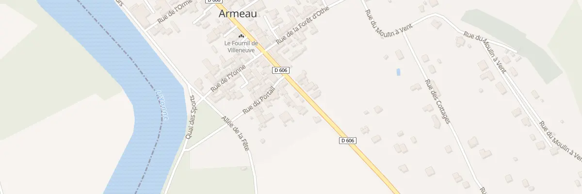 Plan du 11 Rue de Bourgogne à Armeau