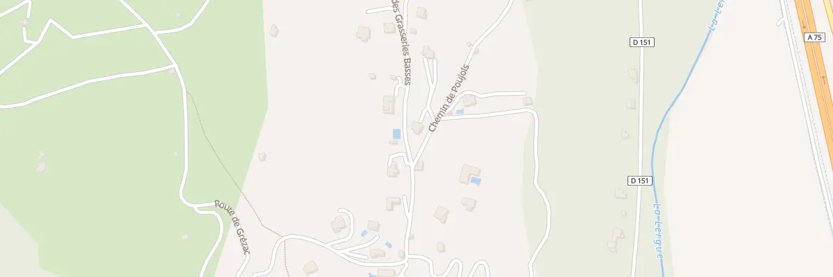 Plan du 409 Che de Poujols à Lodève
