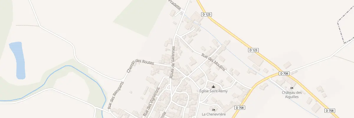 Plan du 4 Rte de Varennes à Saint-Rémy-de-Chargnat