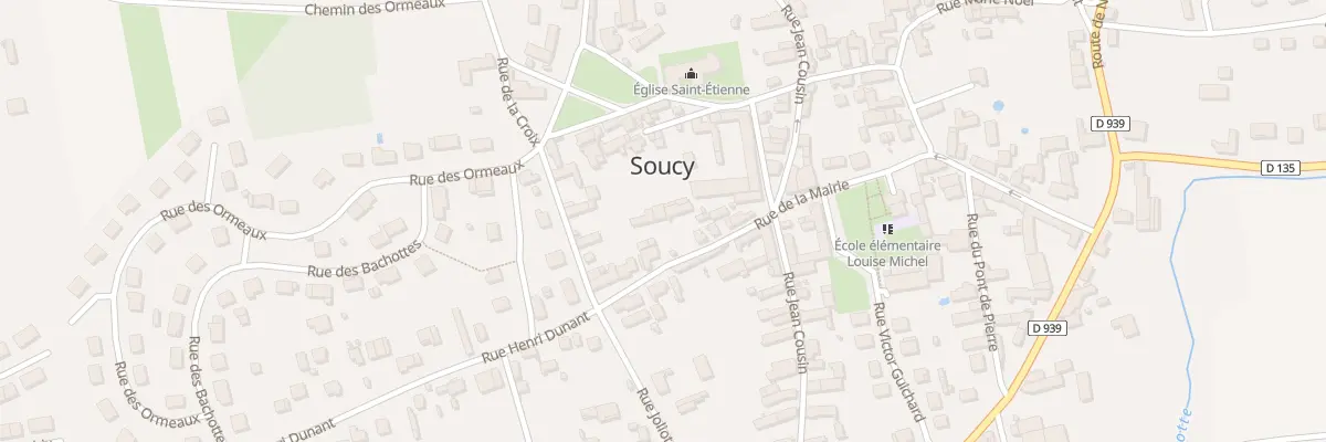 Plan du 9 Rue de la Mairie à Soucy