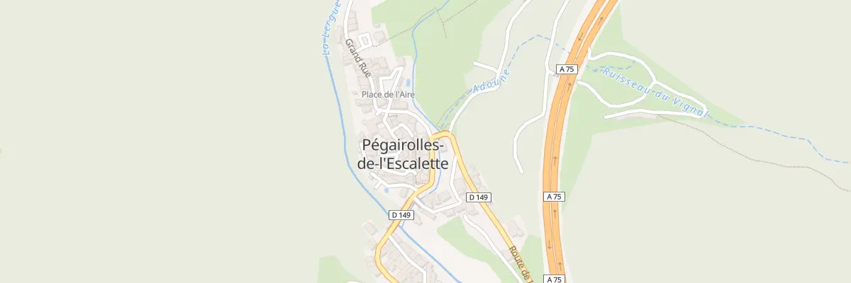 Plan du 5084 Le Village à Pégairolles-de-l’Escalette
