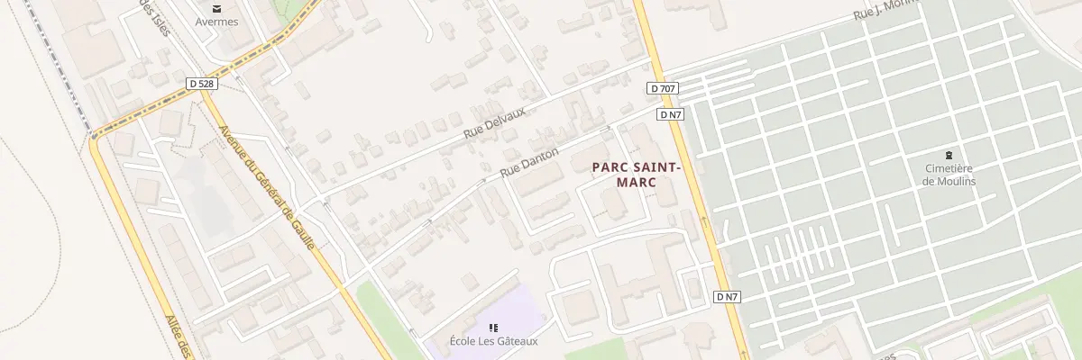 Plan du 19 Rue Danton à Moulins