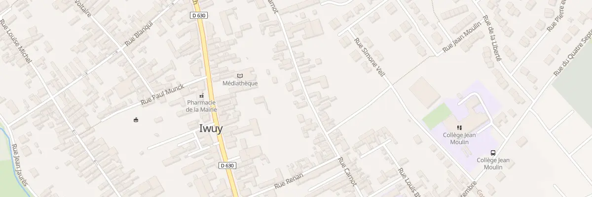Plan du 39 Rue Carnot à Iwuy