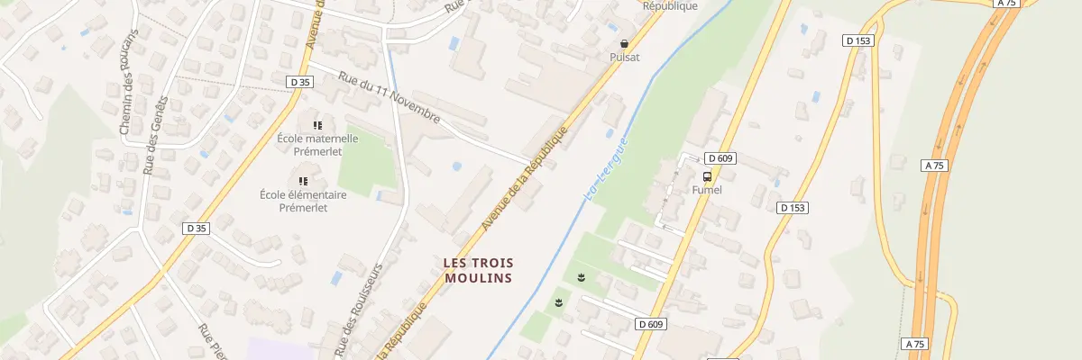 Plan du 530 Av de la Republique à Lodève