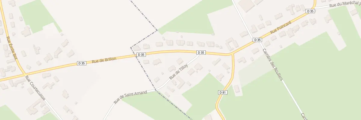 Plan du 1 Rue de Tilloy à Brillon