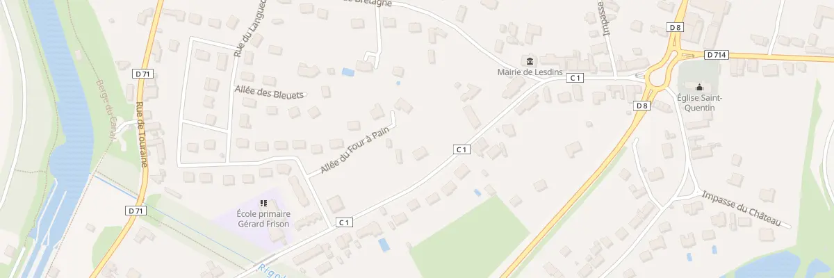 Plan du 28 Rue de Picardie à Lesdins