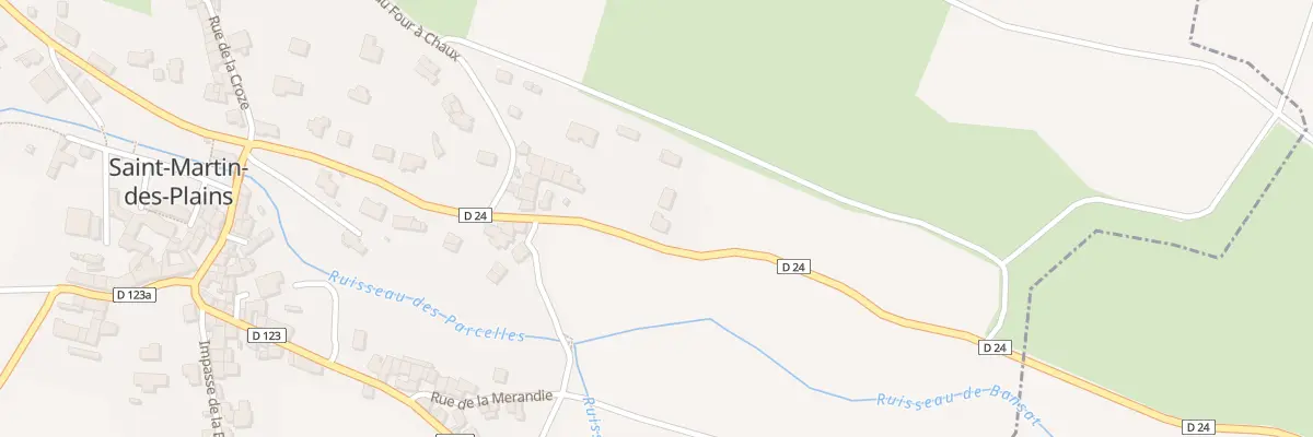 Plan du 15B Rue de la Fond de Montel à Saint-Martin-des-Plains