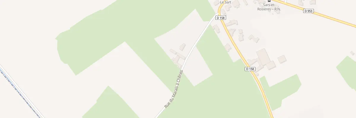 Plan du 65 Rue du Marais a Chênes à Sars-et-Rosières