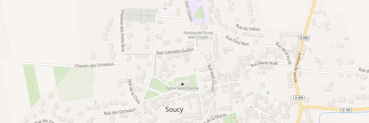 Plan du 6 Rue Calmette Guérin à Soucy
