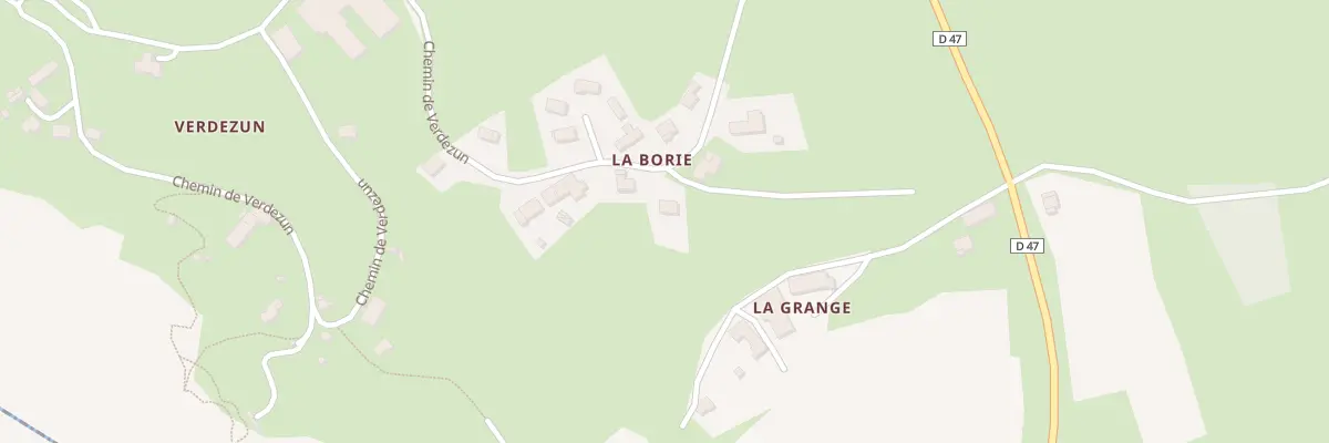 Plan du 291 Che de Verdezun au Malzieu-Ville