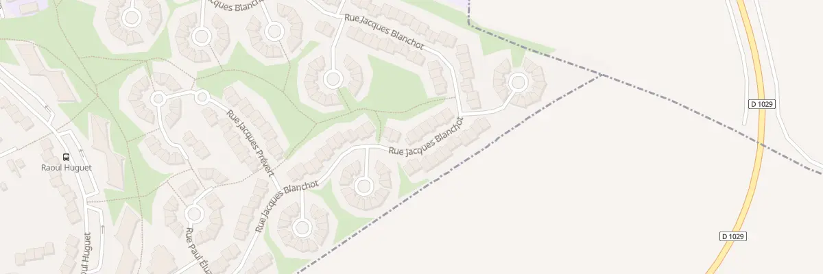 Plan du 222 Rue Jacques Blanchot à Saint-Quentin