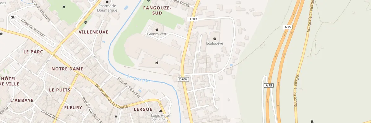 Plan du 30 Av Henry de Fumel à Lodève