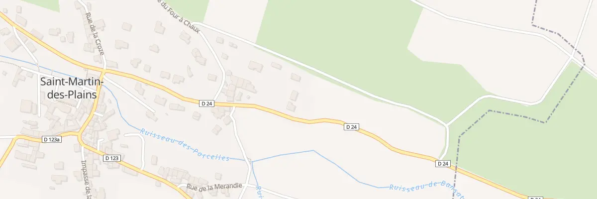 Plan du 15T Rue de la Fond de Montel à Saint-Martin-des-Plains