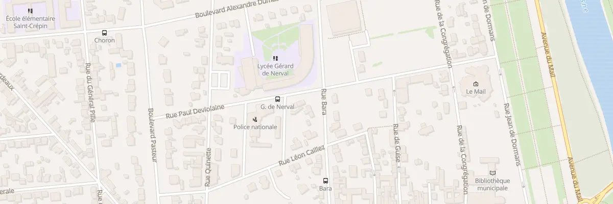 Plan du 15 Rue Paul Deviolaine à Soissons