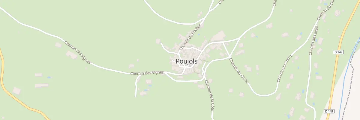 Plan du 5018 Pl Mallet Caisso à Poujols