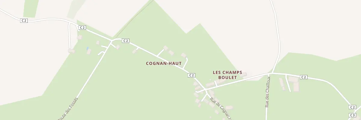 Plan du 9005 Cognan à Vaux d’Amognes