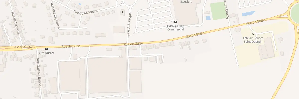 Plan du 1700 Rue de Guise à Harly