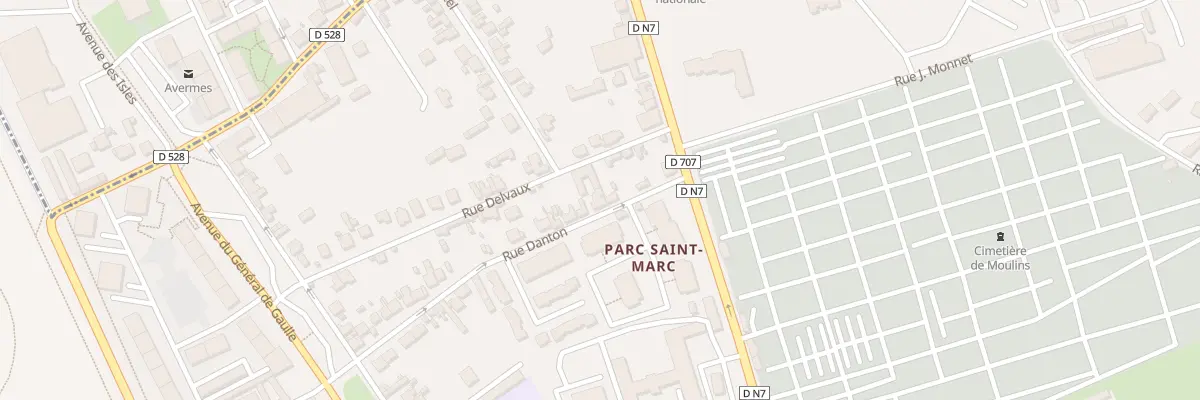 Plan du 38 Rue Danton à Moulins