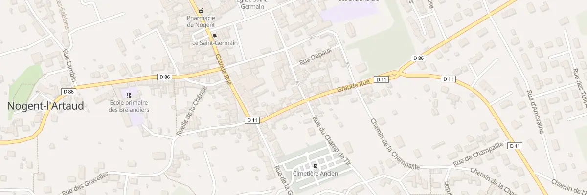 Plan du 10 Rue Leduc de la Tournelle à Nogent-l’Artaud