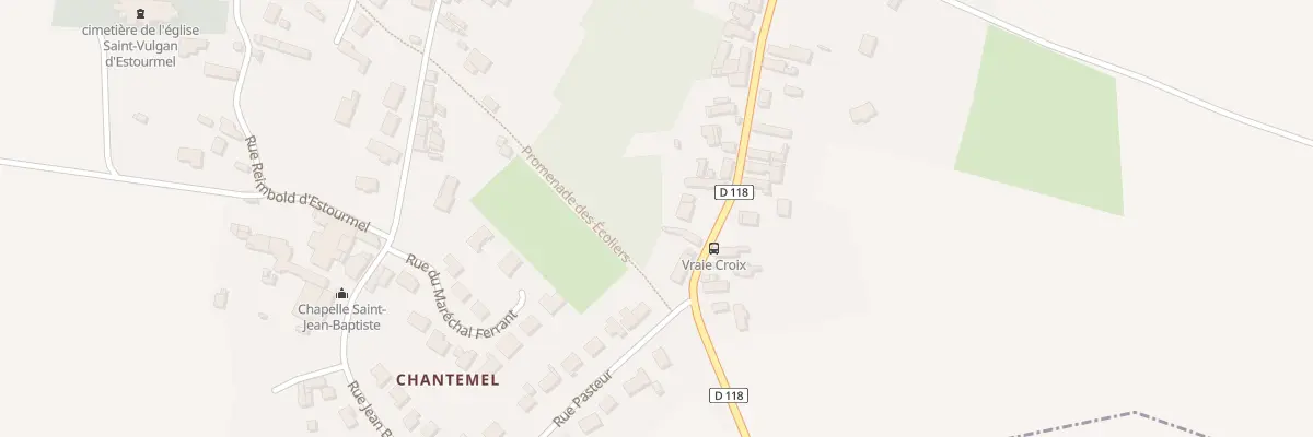 Plan du 28 Rue du Gen de Gaulle à Estourmel