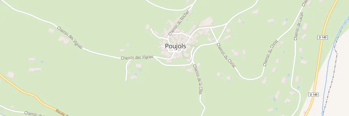 Plan du 5415 Rue de l’Escandorgue à Poujols