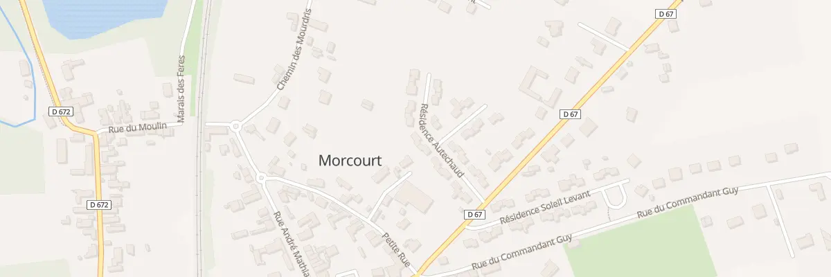 Plan du 14 Res Autechaud à Morcourt
