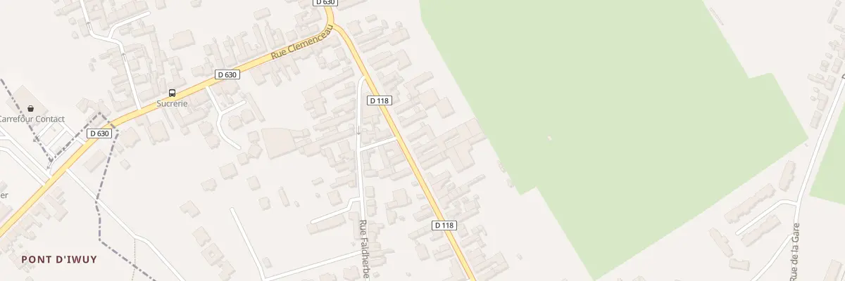 Plan du 23 Rue des Martyrs à Iwuy