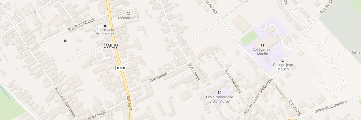 Plan du 21 Rue Carnot à Iwuy