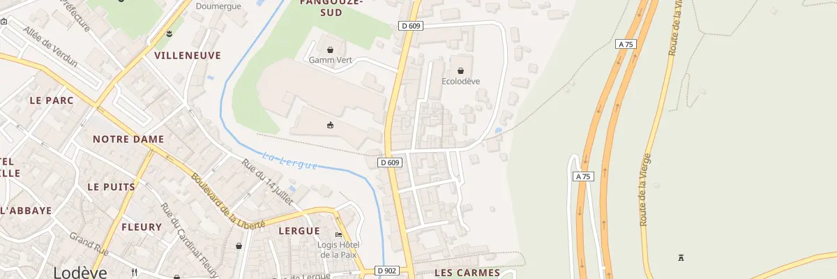 Plan du 4B Rue Fangouze à Lodève