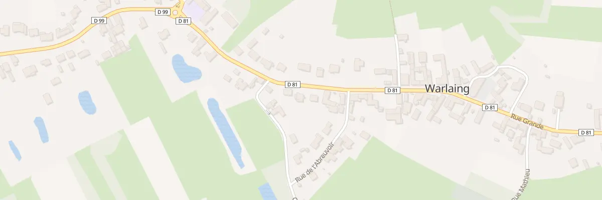 Plan du 535 Rue Grande à Warlaing