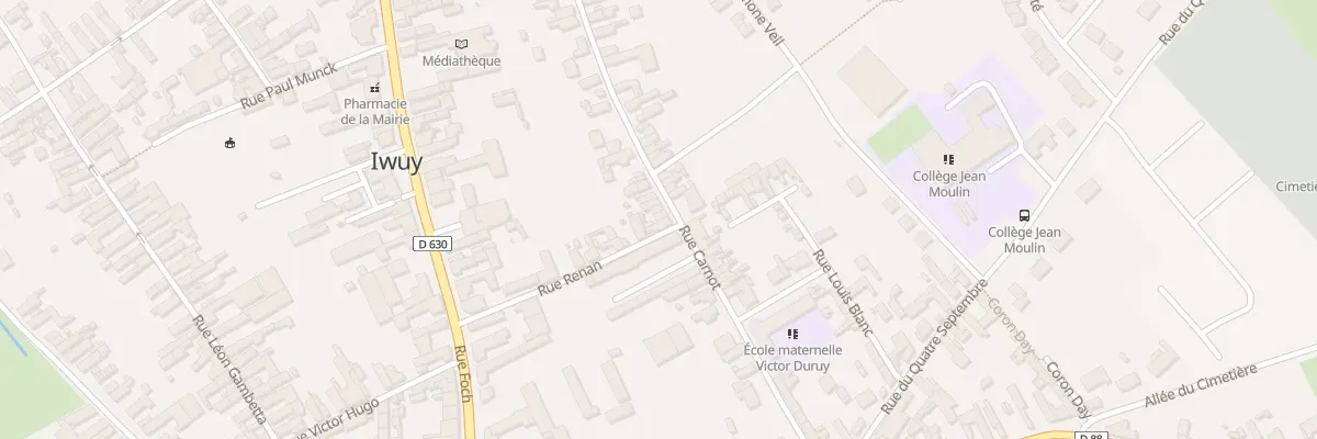 Plan du 19 Rue Carnot à Iwuy