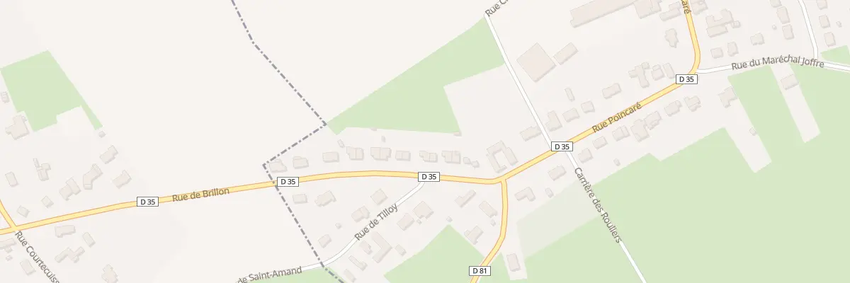 Plan du 46 Rue Poincare à Brillon