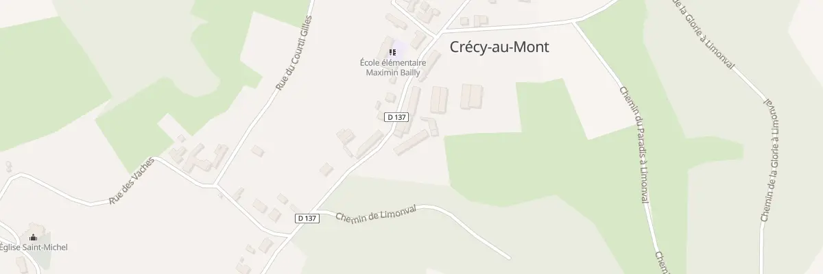 Plan du 5 Rue du Paradis à Crécy-au-Mont