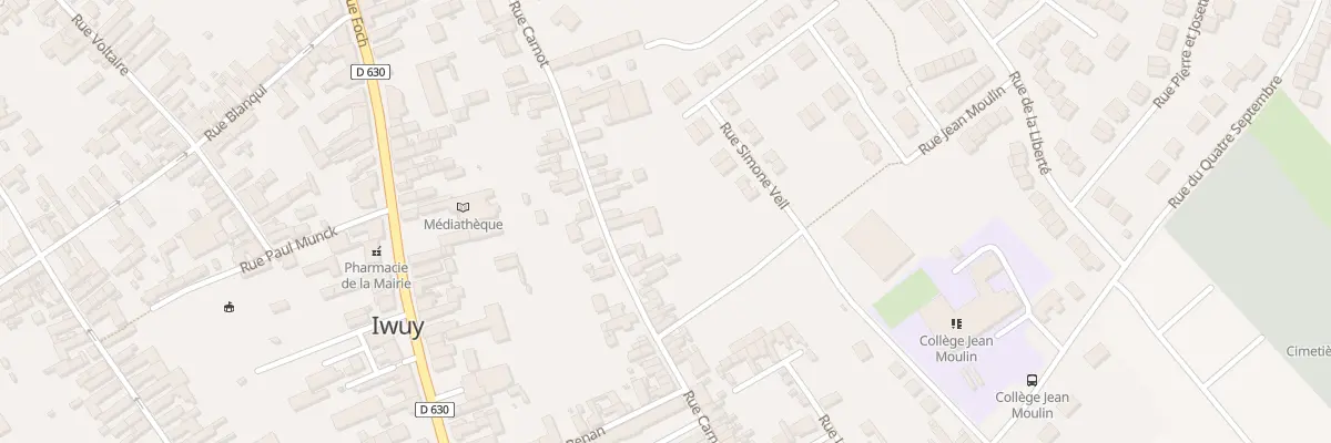 Plan du 64 Rue Carnot à Iwuy