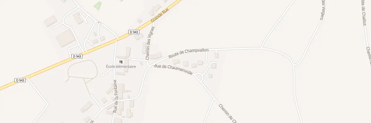 Plan du 2 Che de Chaume Ronde à Béon