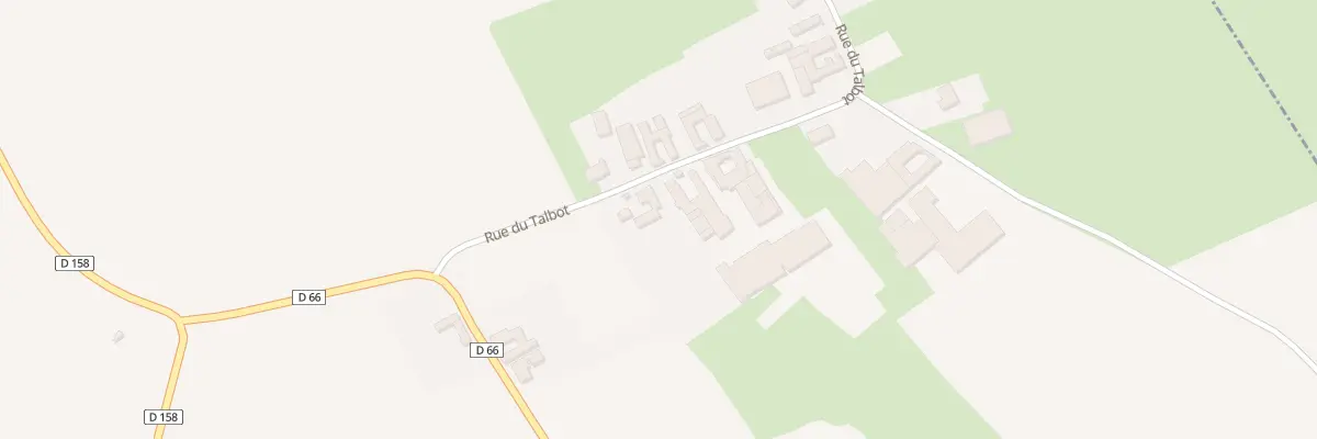 Plan du 152 Rue du Talbot à Landas