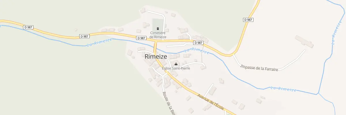 Plan du 5167 Rimeize à Rimeize