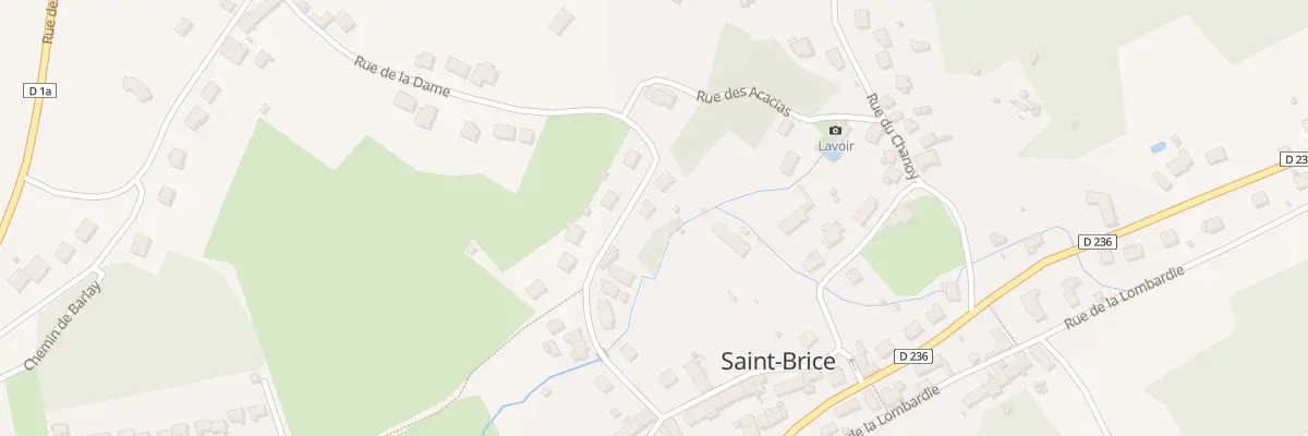 Plan du 8 Rue de la Dame à Saint-Brice
