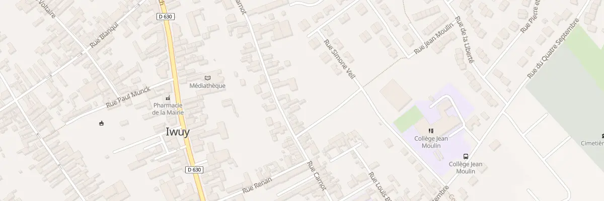 Plan du 60 Rue Carnot à Iwuy