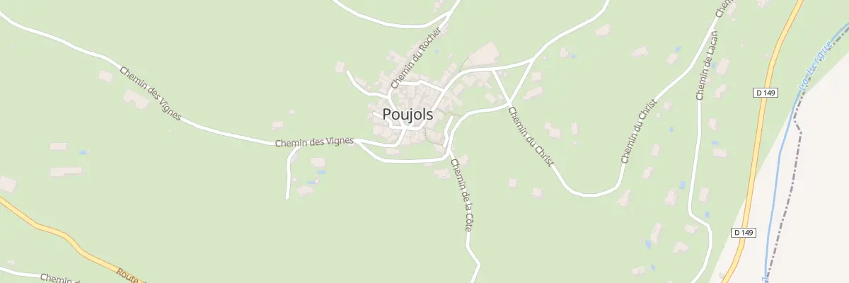 Plan du 5051 Rue des Jardins à Poujols